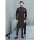ZGMS1112 Black Chicken Kari Sherwani
