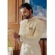 ZGMS1116 Off White Karandi Sherwani