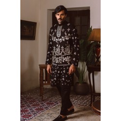 ZGMW1044 Black Cotton Waistcoat