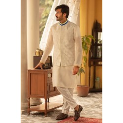 ZGMW1045 White Cotton Waistcoat