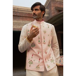 ZGMW1050 Misty Rose Cotton Waistcoat