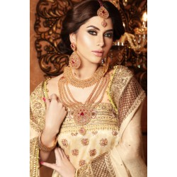 ZGJ1029 925 Sterling Silver Ruby Party Set