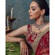 ZGJ1043 925 Sterling Silver Ruby Necklace and Earrings