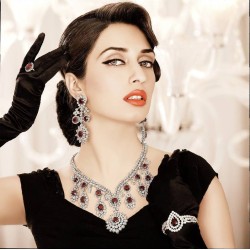 ZGJ1112 925 Sterling Silver Ruby Party Set