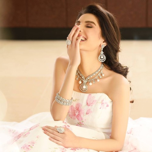 ZGJ1115 925 Sterling Silver Pearl Bridal Set