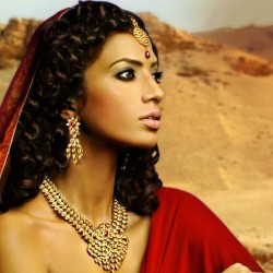 ZGJ1151 925 Sterling Silver Garnet Party Set