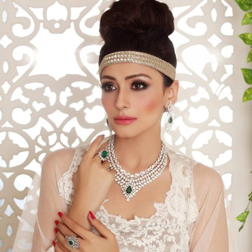 ZGJ1174 925 Sterling Silver Emerald Party Set