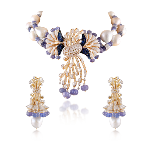ZGJ1192 925 Sterling Silver Pearl Necklace and Jhumki ZGJ1192 925 Sterling Silver Pearl Necklace and Jhumki