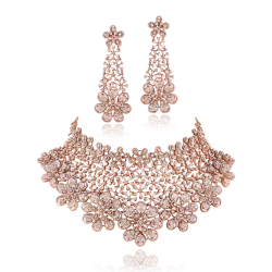 ZGJ1199 925 Sterling Silver Necklace and Earrings