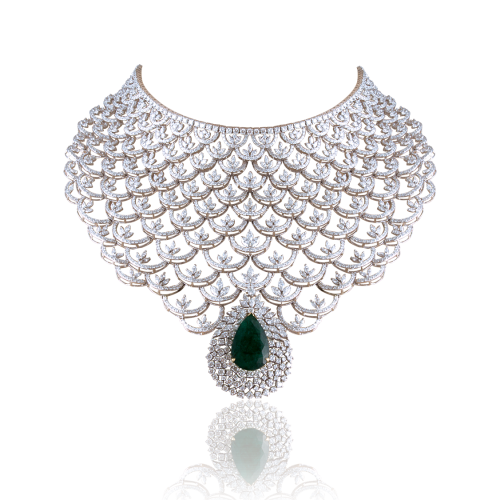 ZGJ1216 925 Sterling Silver Emerald Necklace ZGJ1216 925 Sterling Silver Emerald Necklace