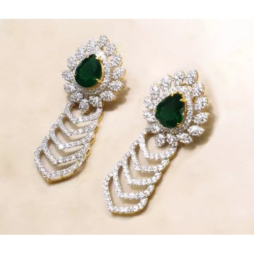 ZGJ1311 925 Sterling Silver Emerald Earrings ZGJ1311 925 Sterling Silver Emerald Earrings