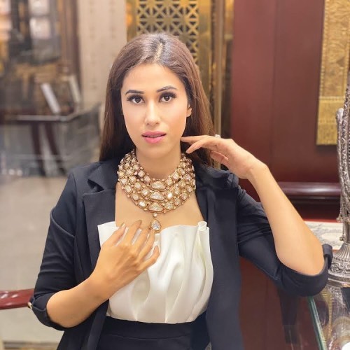 ZGJ1491 925 Sterling Silver Kundan Necklace