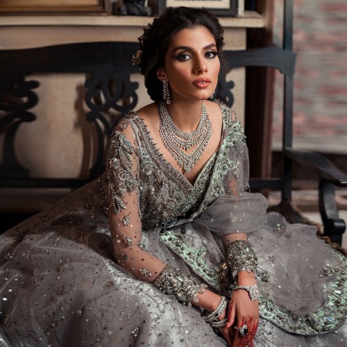 ZGJ1510 925 Sterling Silver Zircon Jewellery Set