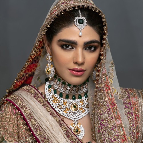 ZGJ1633 925 Sterling Silver Emerald Jewellery Set