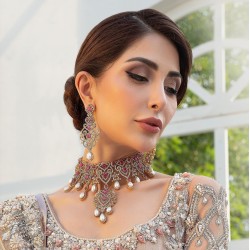 ZGJ1638 925 Sterling Silver Pearl Necklace and Earrings