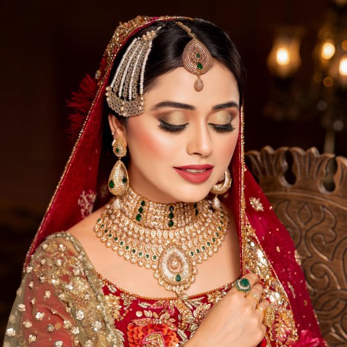 ZGJ1650 925 Sterling Silver Emerald Jewellery Set