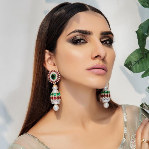 ZGJ1710 925 Sterling Silver Emerald Earrings ZGJ1710 925 Sterling Silver Emerald Earrings