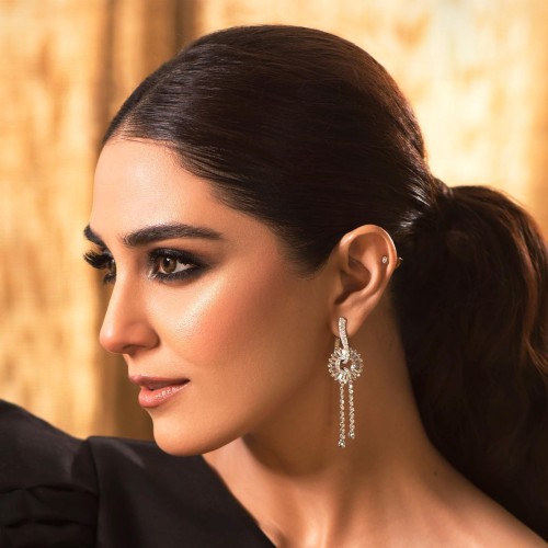 ZGJ1730 925 Sterling Silver Zircon Earrings