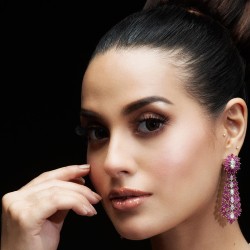 ZGJ1731 925 Sterling Silver Amethyst Earrings