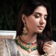 ZGJ1801 925 Sterling Silver Diamond Polki Bridal Jewellery Set ZGJ1801 925 Sterling Silver Diamond Polki Bridal Jewellery Set