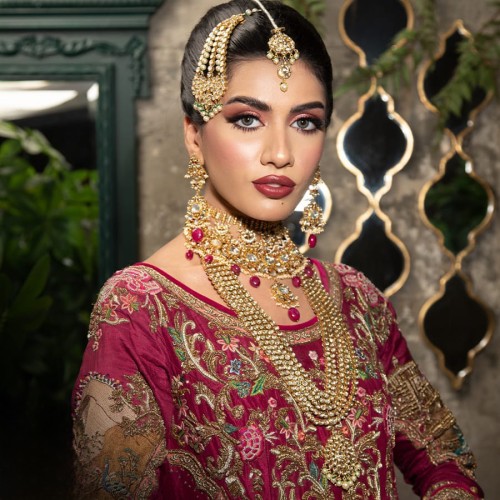 ZGJ1805 925 Sterling Silver Diamond Polki Bridal Jewellery Set ZGJ1805 925 Sterling Silver Diamond Polki Bridal Jewellery Set