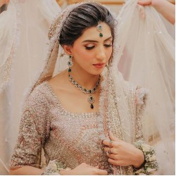 ZGJ1873 925 Sterling Silver Emerald Jewellery Set