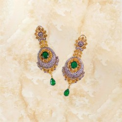 ZGJ1892 925 Sterling Silver Emerald Earrings ZGJ1892 925 Sterling Silver Emerald Earrings