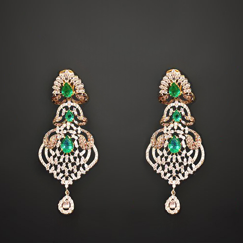 ZGJ1951 925 Sterling Silver Emerald Earrings ZGJ1951 925 Sterling Silver Emerald Earrings