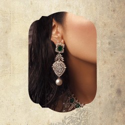 ZGJ2041 925 Sterling Silver Emerald Earrings ZGJ2041 925 Sterling Silver Emerald Earrings