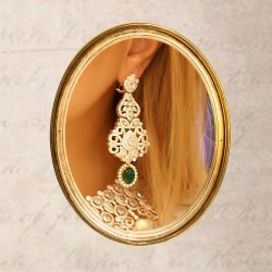 ZGJ2044 925 Sterling Silver Emerald Earrings ZGJ2044 925 Sterling Silver Emerald Earrings