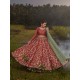 Carmine Forsythia Lehenga Carmine Forsythia Lehenga