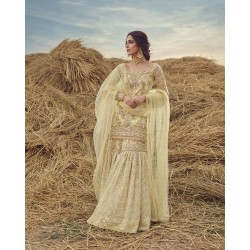 Blond Forsythia Gharara