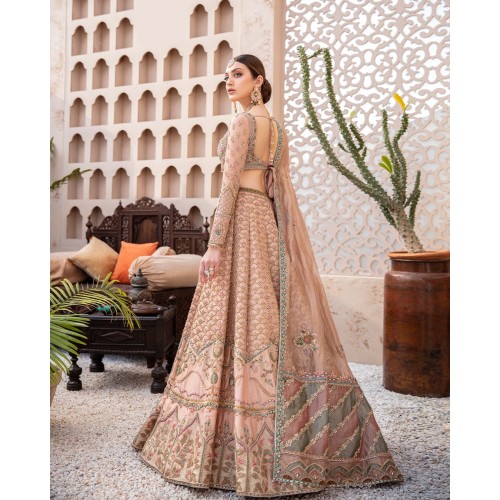 Apricot Forsythia Lehenga Apricot Forsythia Lehenga