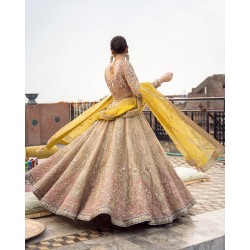Sultry Beige Forsythia Lehenga Sultry Beige Forsythia Lehenga