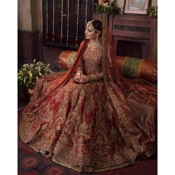 Burgundy Forsythia Pishwas Burgundy Forsythia Pishwas