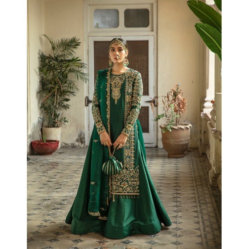 British Racing Green Forsythia Sharara