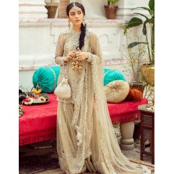 Taupe Gold Forsythia Gharara