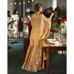 Gold Amber Forsythia Gharara