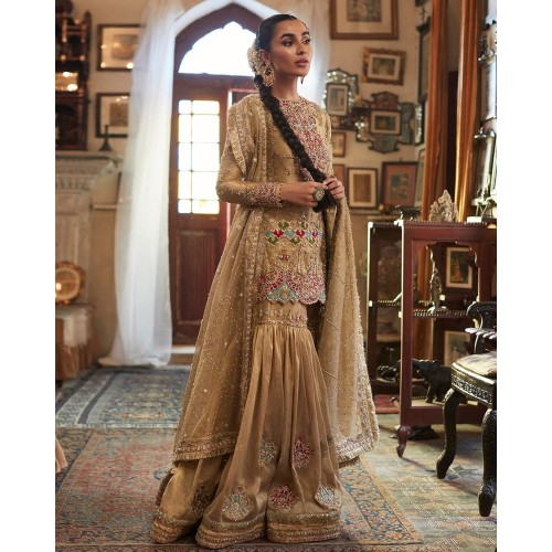 Pale Gold Forsythia Gharara