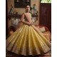 Golden Forsythia Lehenga
