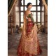 Scarlet Syringa Lehenga