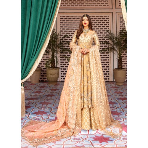 Buff Syringa Lehenga