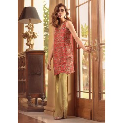 Vermilion Syringa Trousers Suit