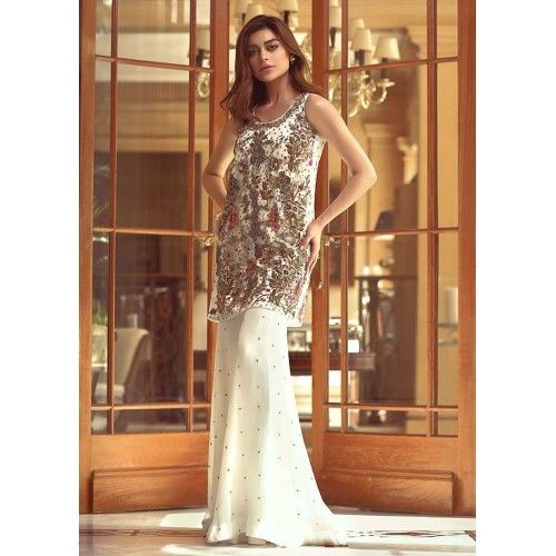 White Syringa A-Line Skirt