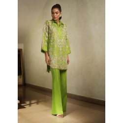 Apple Green Syringa Trousers Suit