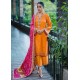 Safety Orange Syringa Culottes Suit