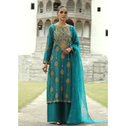 Teal Syringa Shirt and Izaar