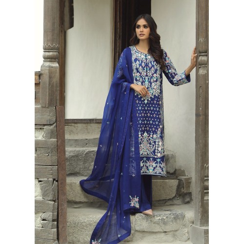 Federal Blue Syringa Party Wear Federal Blue Syringa Party Wear