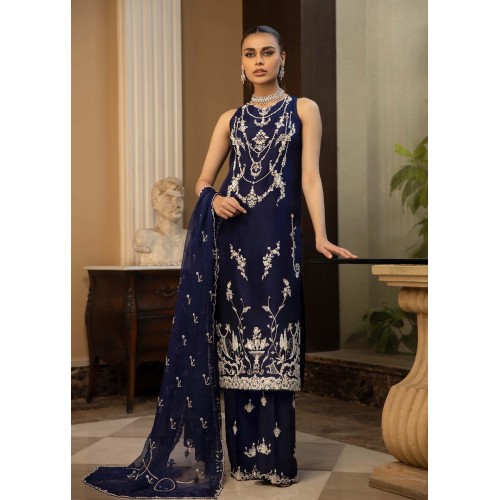 Dark Sapphire Syringa Party Wear Dark Sapphire Syringa Party Wear